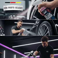 CarVibeX Felgenreiniger Set | pH-neutral + Felgenbürste & Detailing-Pinsel + 3 Tücher