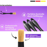 CarVibeX Felgenreiniger Set | pH-neutral + Felgenbürste & Detailing-Pinsel + 3 Tücher