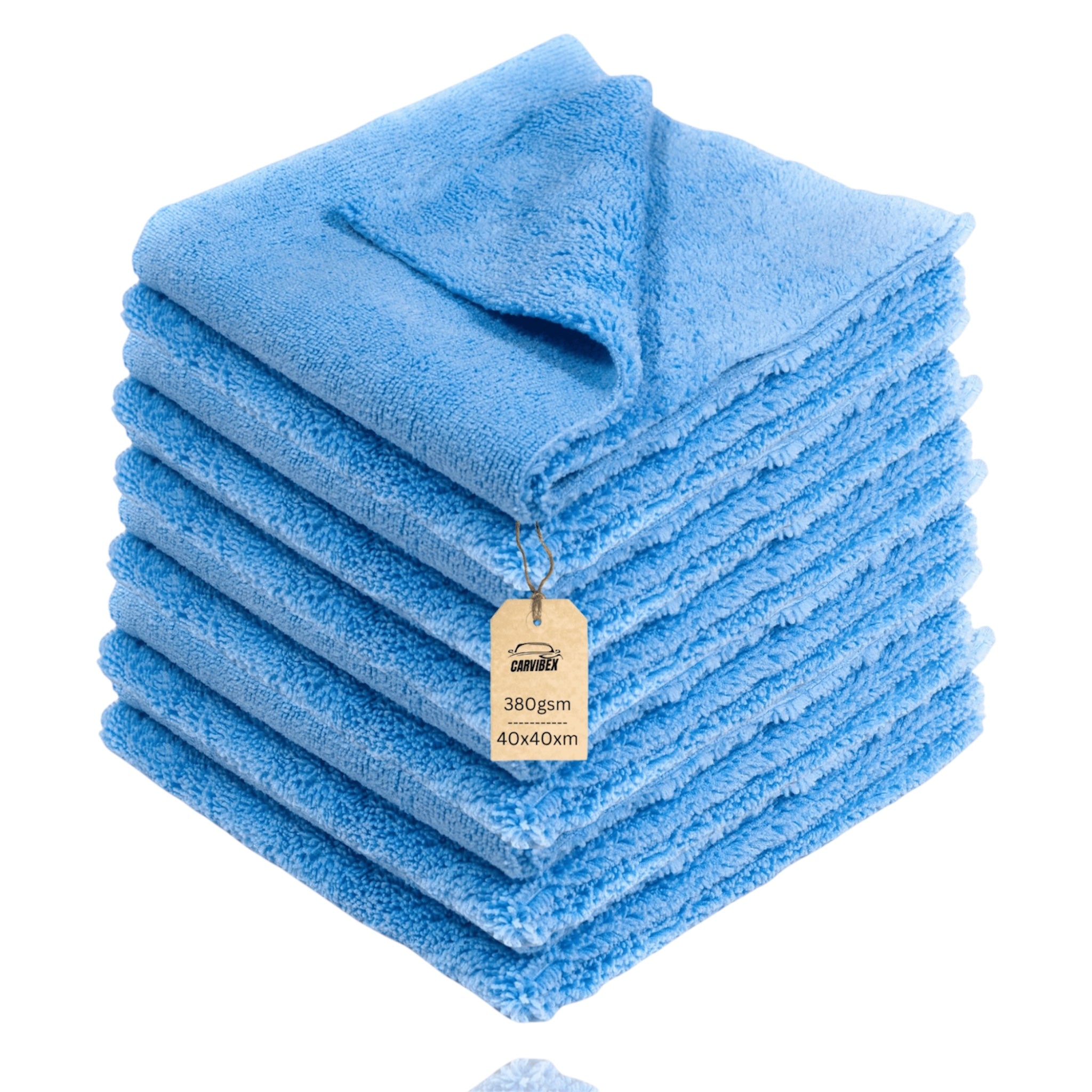 CarVibeX Poliertücher 5er & 10er Set| 380gsm/40x40cm