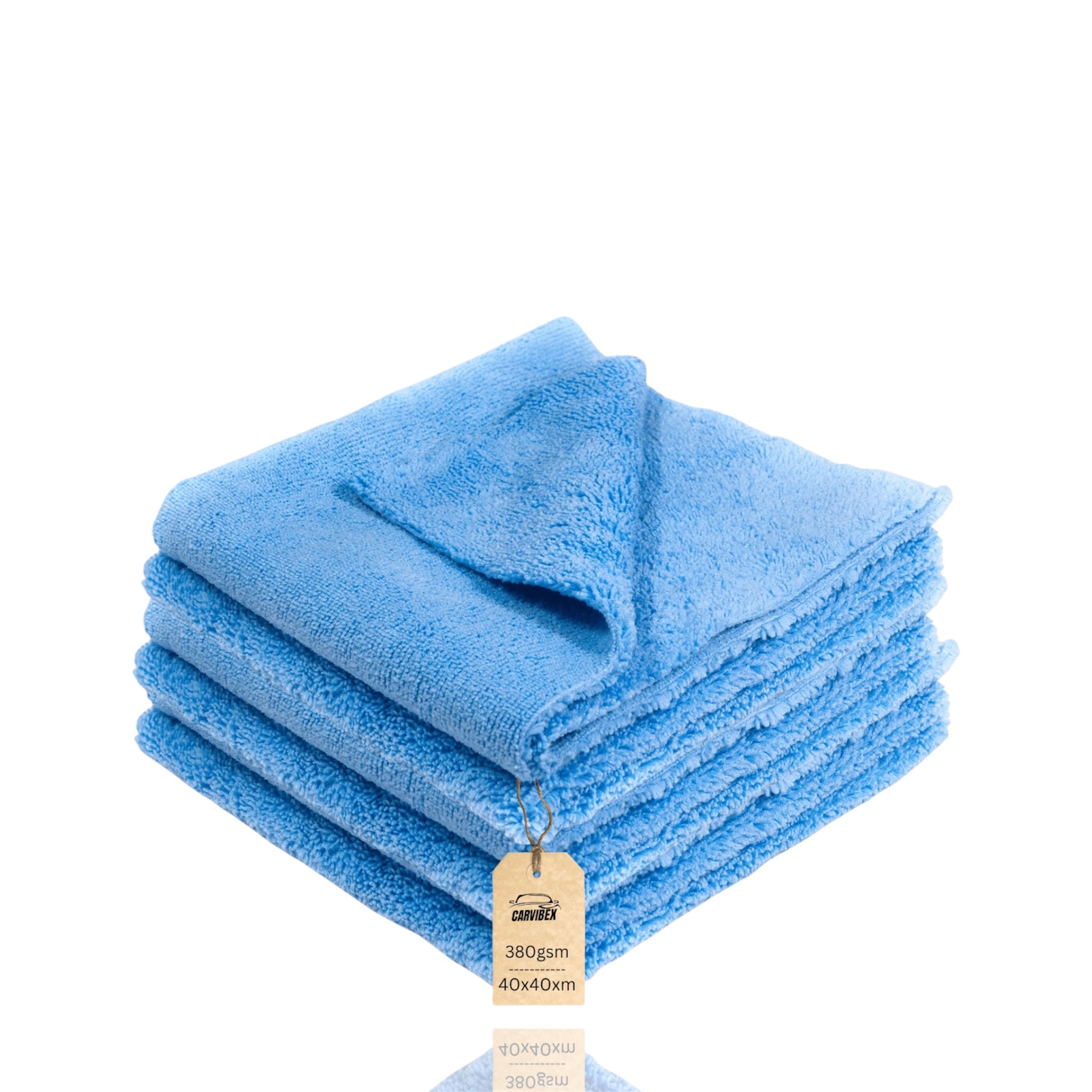 CarVibeX Poliertücher 5er & 10er Set| 380gsm/40x40cm