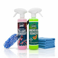 CarVibeX Autopflege Set - Innenraum & Felgenreinigung