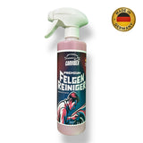 CarVibeX Felgenreiniger 500 ml – säurefreier & pH-neutraler Felgenreiniger gegen Bremsstaub, sicher für alle Felgentypen