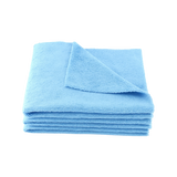 3er Set CarVibeX Mikrofasertücher blau – 40x40 cm, saugstark und fusselfrei für Autopflege