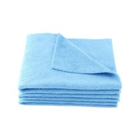 3er Set CarVibeX Mikrofasertücher blau – 40x40 cm, saugstark und fusselfrei für Autopflege