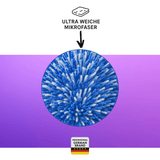 CarVibeX Felgenbürste - Lange Reinigungsbürste für Alufelgen & Stahlfelgen